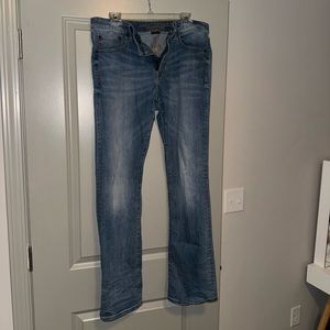 American Eagle Original Bootcut Jeans Men's Blue Denim
